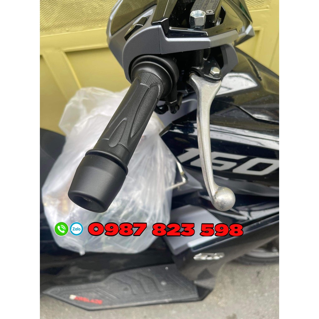 Gù Chống Rung Tay Lái Airblade, Vision 21 - 22, Vario 160 Đã Tiện Sẵn Lồng Gù Lắp Như Zin Tặng Kèm Ốc, Gù CNC, AB 160