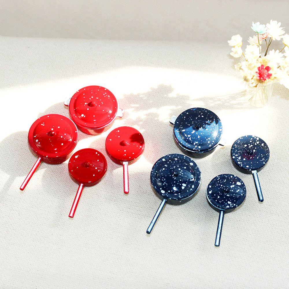 SUSANS Bộ Dụng Cụ Nấu Ăn Mini Bằng Kim Loại Dành Cho Nhà Búp Bê