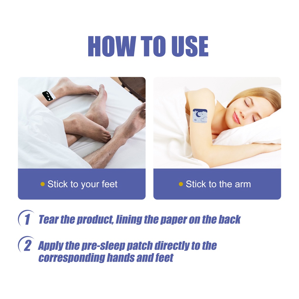 Miếng Dán Hỗ Trợ Giấc Ngủ Giúp Giảm Mất Ngủ Ngon Và Cải Thiện Giấc Ngủ