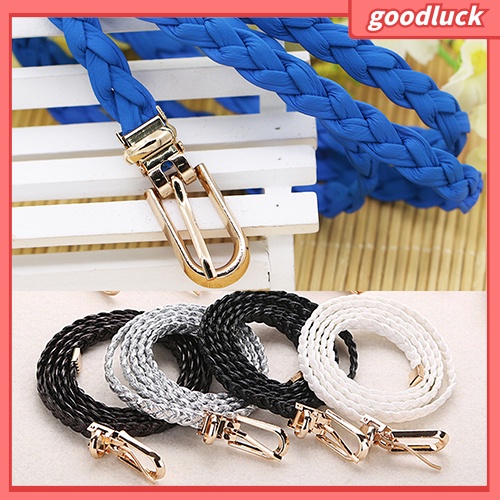 Thắt lưng dây bện giả da thời trang dành cho nữ