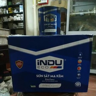 sơn sắt mạ kẽm TẶNG CHỔI SƠN (bảo hành không bong tróc)