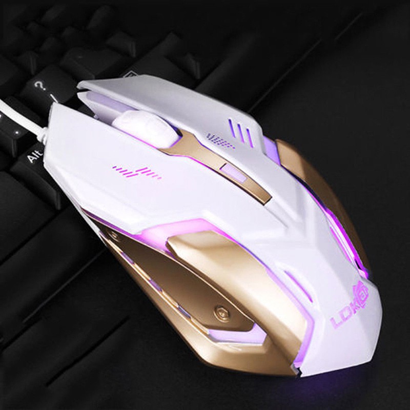 Bàn Phím Chơi Game Gắn Đèn Led Nhiều Màu Sáng Tạo