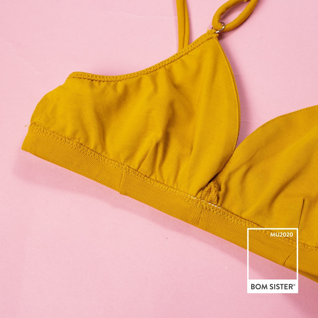 [Mã FARSBRBOM1 giảm 10% đơn 99K] Áo Lót Không Mút Cotton Không Gọng Có Thể Nhét Mút BOM SISTER MU2020 | BigBuy360 - bigbuy360.vn