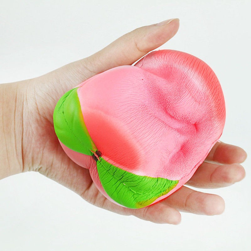 Đồ chơi Squishy Giảm Stress Hình Quả Đào Dễ Thương Cho Bé 10cm