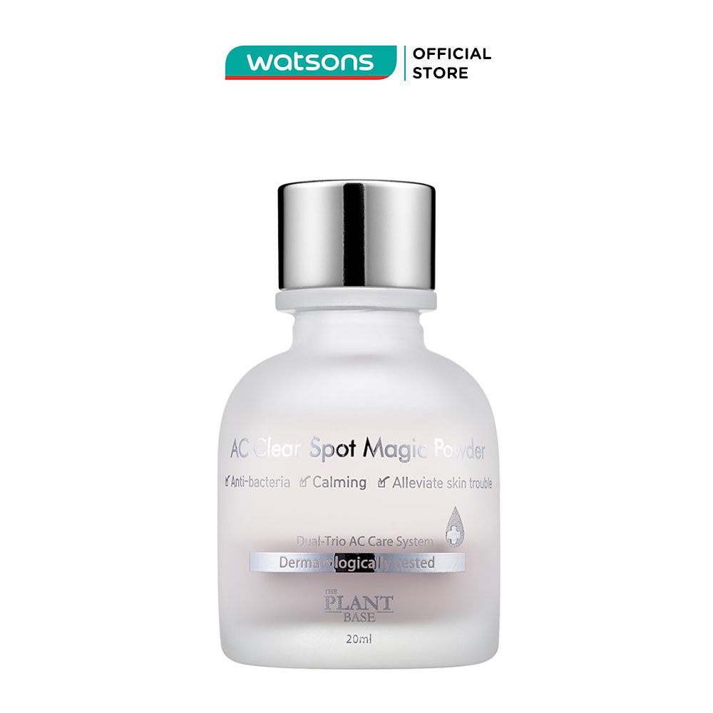 Phấn The Plant Base AC Clear Spot Magic Powder Giúp Chống Sẹo Dưỡng Da Dầu Và Da Mụn 20ml
