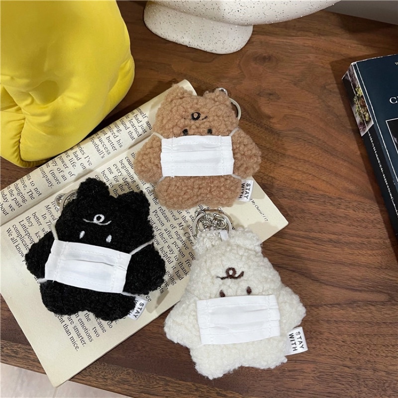 MÓC KHOÁ GẤU ĐEO MASK