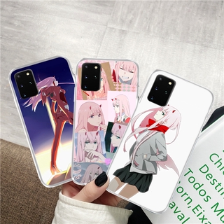 Ốp Điện Thoại TPU Mềm Trong Suốt Hình DARLING in the FRANXX Cho Samsung S7 Edge S8 S9 S10+ S10E S20 40IH