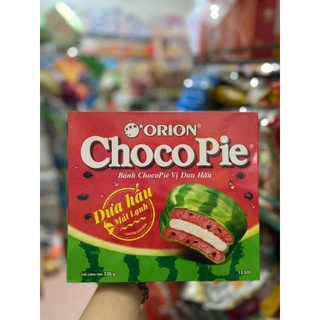 Bánh Choco Pie dưa hấu hộp 12 cái (360g)