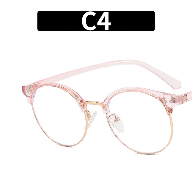 Mắt Kính TR90 Gọng Tròn Chống Ánh Sáng Xanh Có Thể Thay Thế Được