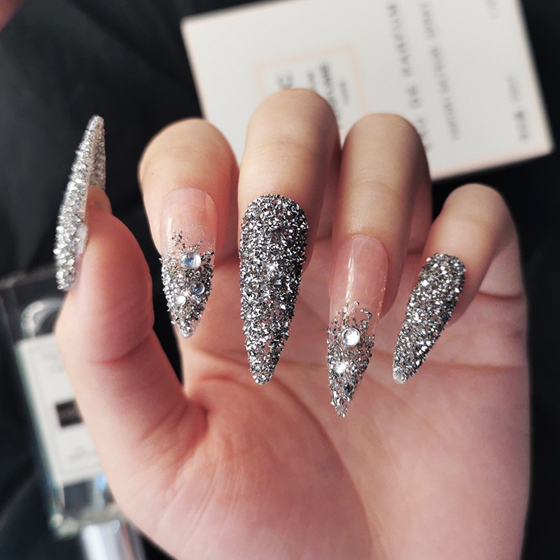 Hũ bột đắp móng UR SUGAR trang trí nghệ thuật óng ánh tiện dụng