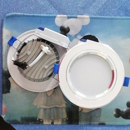 Đèn Âm Trần 7W 9W Đế Đúc  Đế Tản Phi 90mm, Đèn Trần Trang Trí Thạch Cao