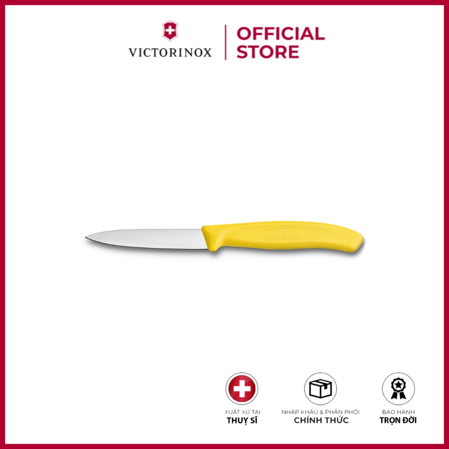 Dao cắt gọt rau củ VICTORINOX Paring Knives (8 cm straight blade) - Hãng phân phối chính thức