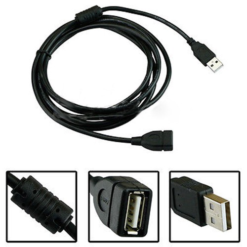 Dây Cáp Nối Dài 10ft / 3m Usb 2.0 A Male Sang A Female Cho Pc Laptop