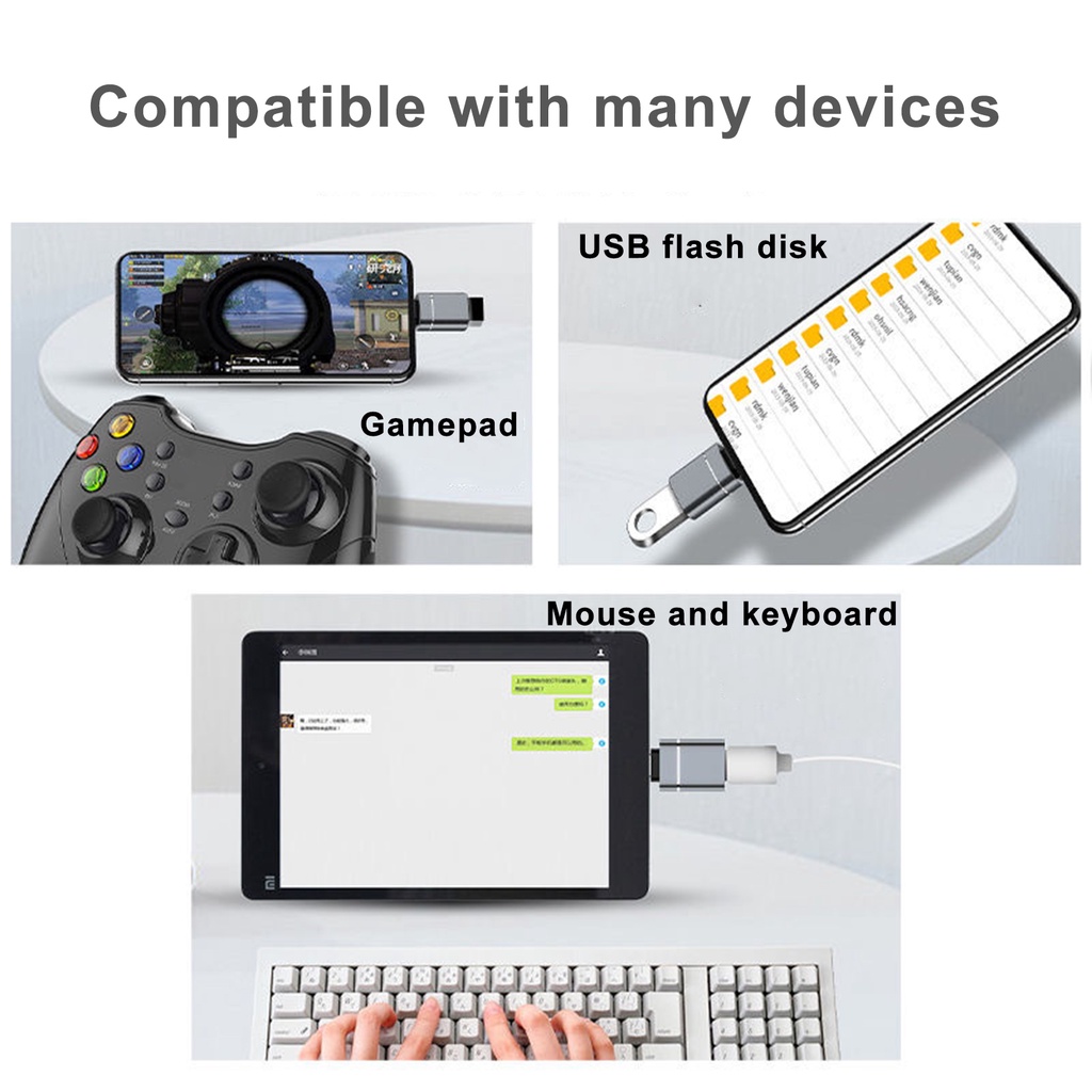 Đầu chuyển đổi USB 3.0 sang Type-c cho điện thoại/máy tính bảng