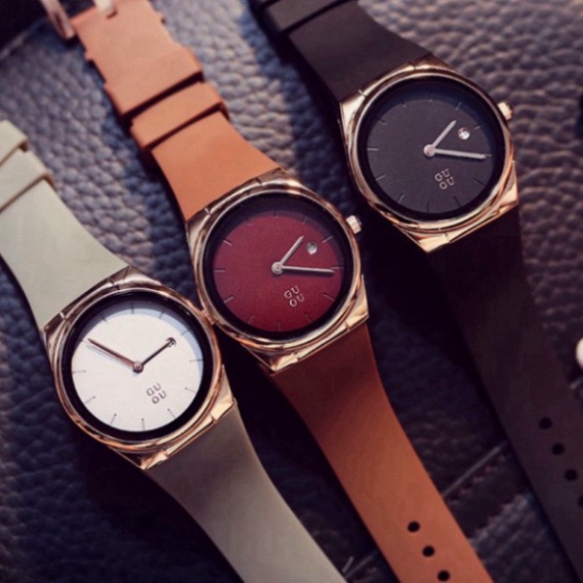 Đồng hồ nữ Guou 8160, thẻ bảo hành 12 tháng, dây silicon cao cấp mẫu mới nhất 2021 | BigBuy360 - bigbuy360.vn