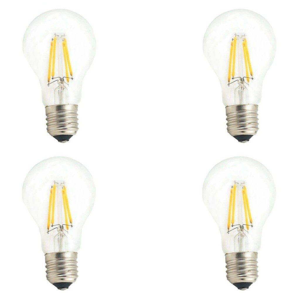 Bộ 4 bóng đèn LED dây tóc 8W siêu sáng (ánh sáng Trắng)