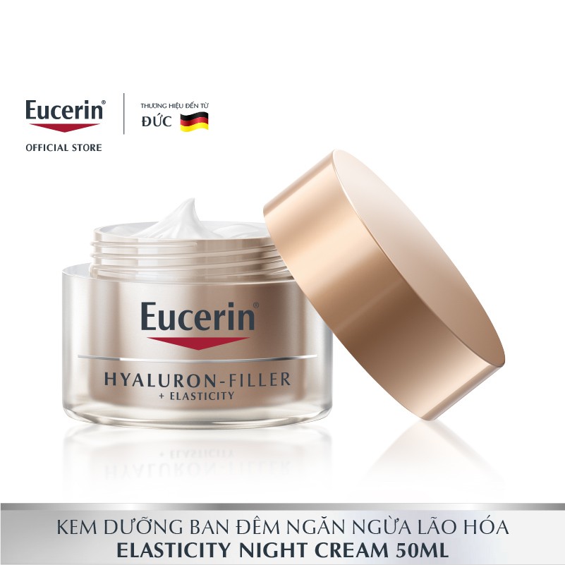 Kem dưỡng đêm giảm nếp nhăn sâu & chảy xệ Eucerin Elasticity Night 50ml