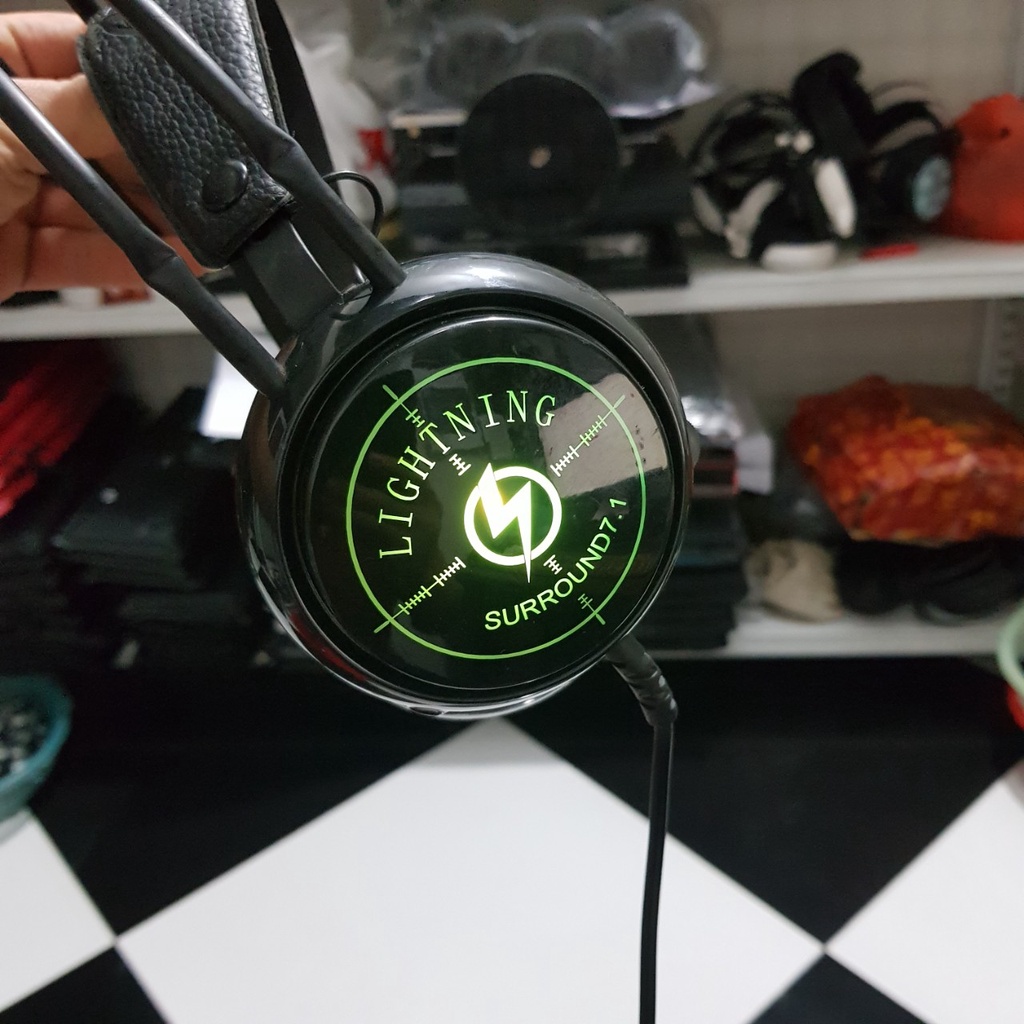 Tai nghe Gaming G-Net H7S có Rung Led I Headphone GNet H7s Led 7  chính hãng thanh lý nét giá rẻ