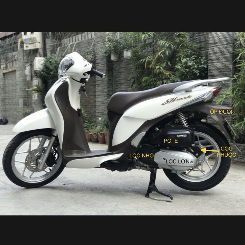 Ốp Trang Trí SH Mode Crom Chính Hãng 2013-2019, TÙY CHỌN 15 SP