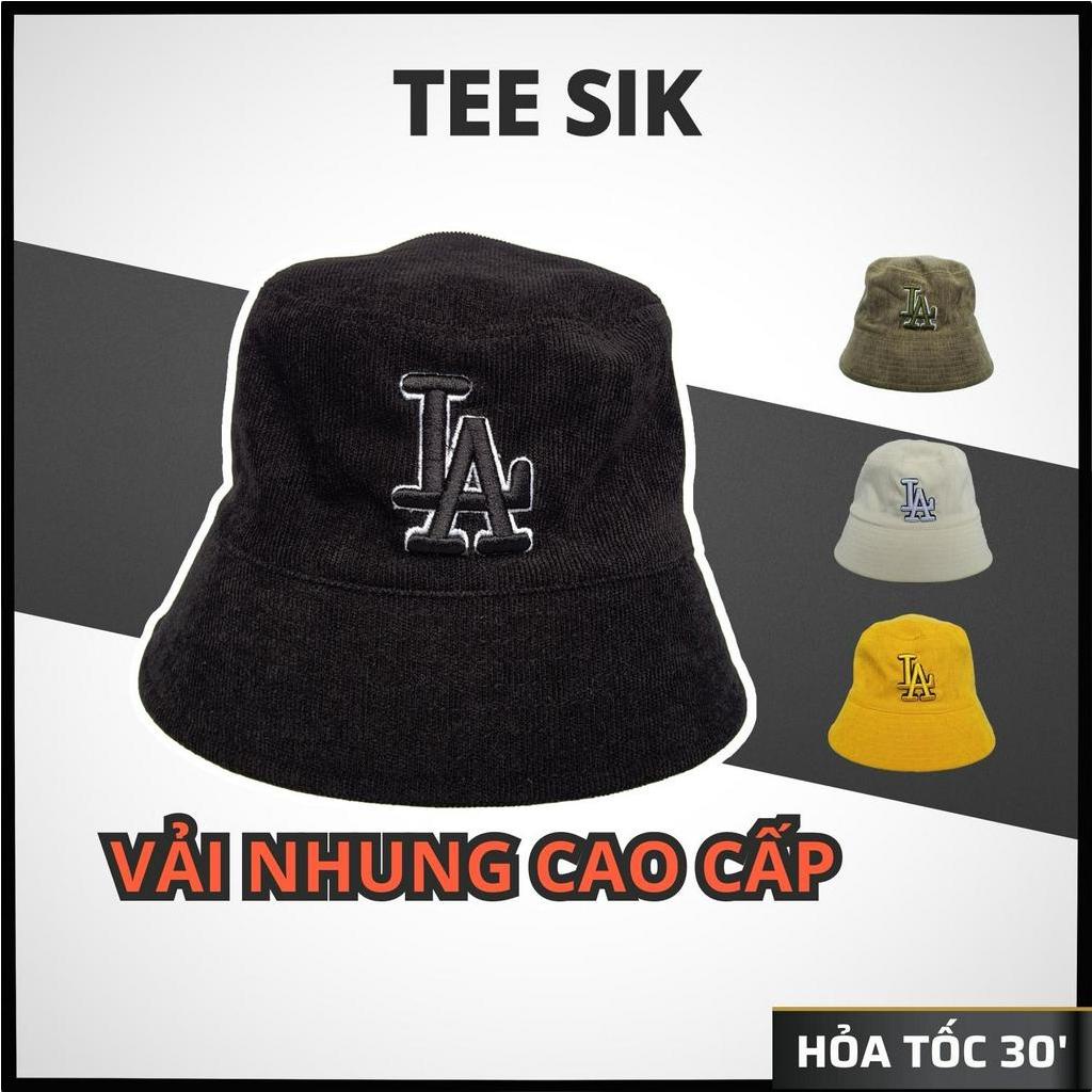 Mũ bucket Unisex hàng cao cấp TEE SIK vải dày, chắc chắn Nón bucket vành cụp form chuẩn, cá tính cho Nam &amp; Nữ