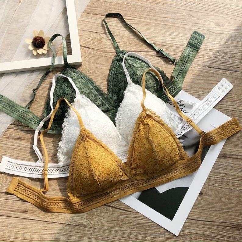 Áo Bra Kiểu Pháp Ngàn Hoa Đệm Mỏng Cài Sau 7338 - LADY