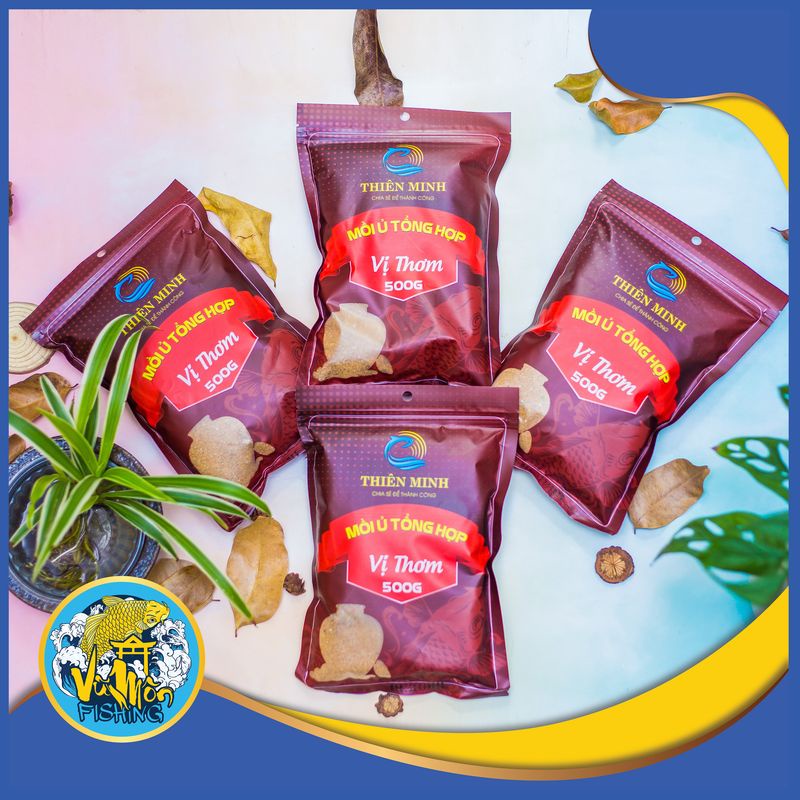 Mồi Ủ Tổng Hợp Câu Cá Vị Thơm 500g Thiên Minh  - Vũ Môn Fishing