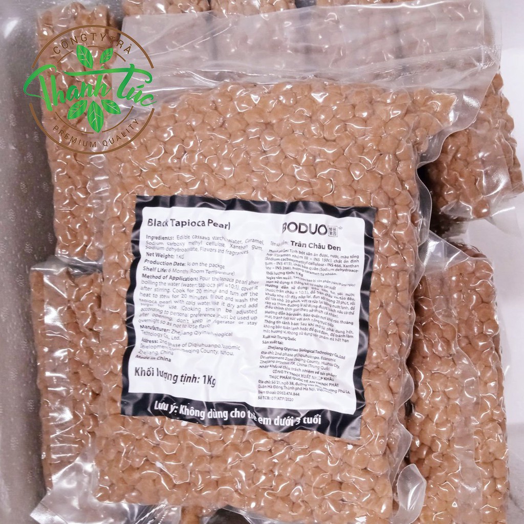Trân Châu Boduo Caramel Đài Loan Gói 1kg
