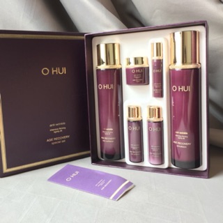 Sét hoa hồng sữa dưỡng kem ohui tím bổ sung colagen chống lãi hoá căng bóng da