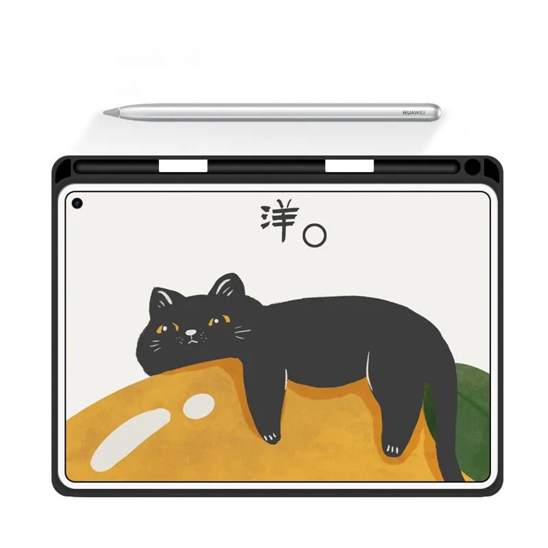 Ốp Máy Tính Bảng Silicone Với Ngăn Đựng Bút Chì Cho Huawei Matepad 10 4 Huawei V6 Matepad 11 Pro10.8