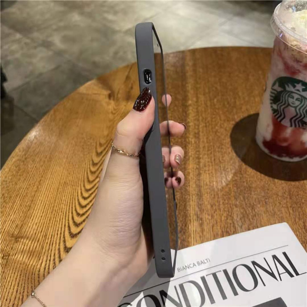 Ốp điện thoại mềm màu trơn thích hợp cho Iphone7/7plus/8/8plus/X/Xs/Xr/Xs Max/11/11pro/11pro Max/12/12pro/12pro Max