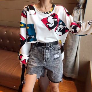 Áo croptop dài tay micky