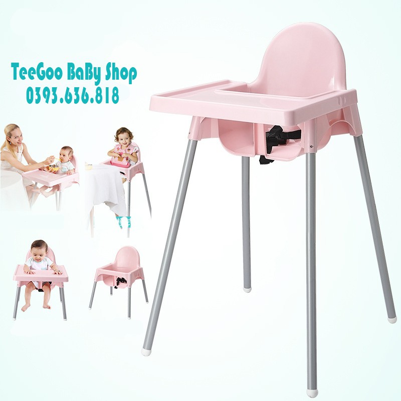 [ FREESHIP] [TẶNG ĐAI XE MÁY CAO CẤP 150K] Ghế ăn dặm cho bé Glosby TeeGoo kèm mặt bàn, cho bé từ 6 tháng đến 3 tuổi