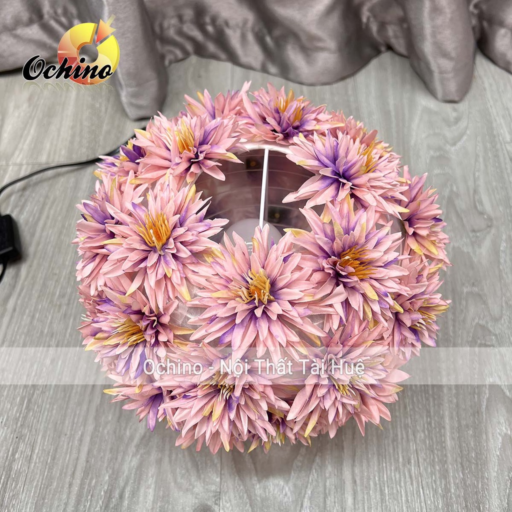 Đèn Hoa  Thược Dược, Đèn Ngủ  Trang Trí Decor Phòng Ngủ Phòng Cưới ( Ảnh Và Video Shop Chụp )