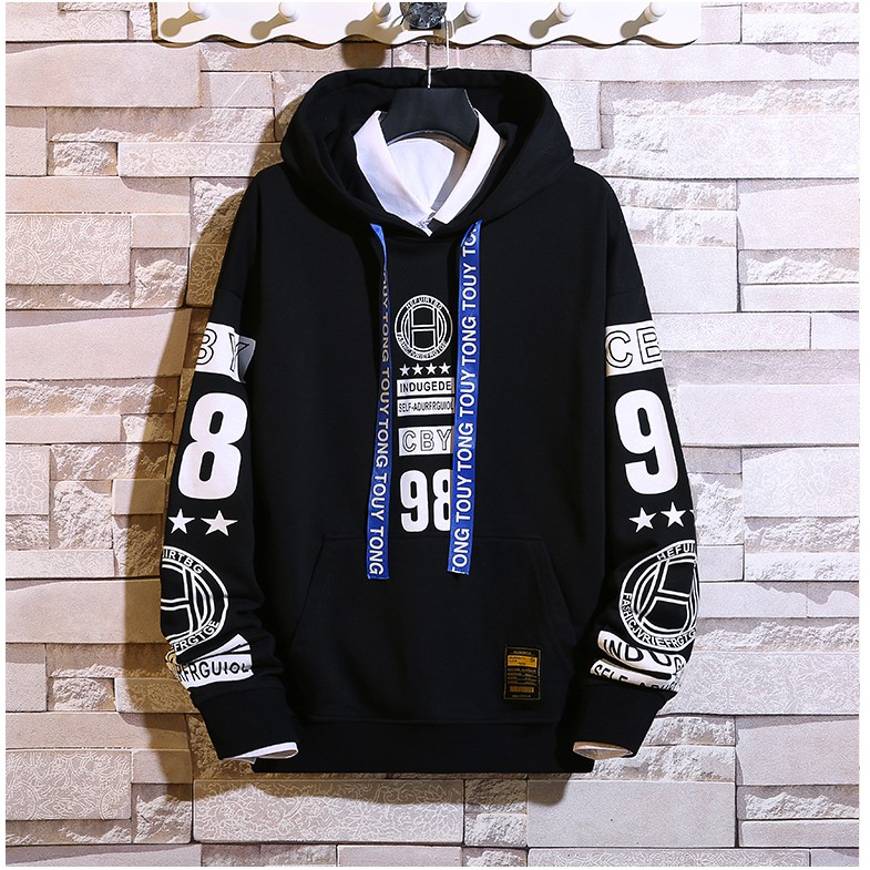 Bộ Đồ Nỉ Nam Áo Hoodies 98 Kết Hợp Quần Jogger Trẻ Trung SET NAM 9000076C