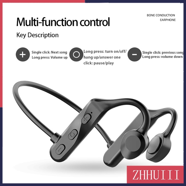 Tai Nghe Bluetooth JT K69 Truyền Âm Qua Xương Kiểu Dáng Thể Thao Chống Thấm Nước