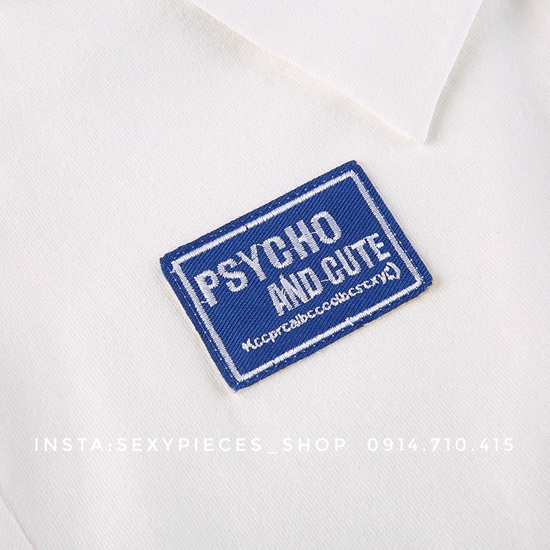 ✅Hàng sẵn/hình thật 100%-Áo croptop polo bo eo màu trắng | BigBuy360 - bigbuy360.vn