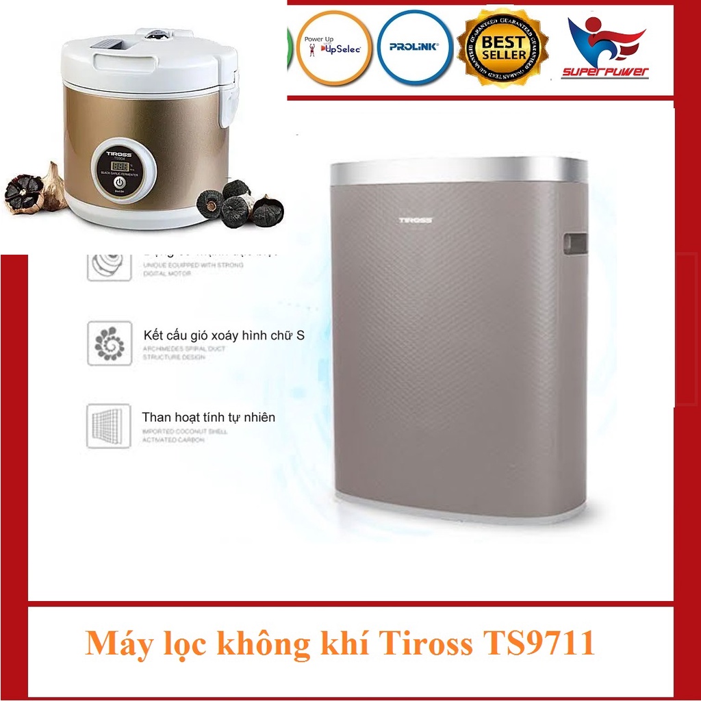 [Mã ELHA22 giảm 5% đơn 300K] Máy lọc không khí Tiross TS9710, TS9711