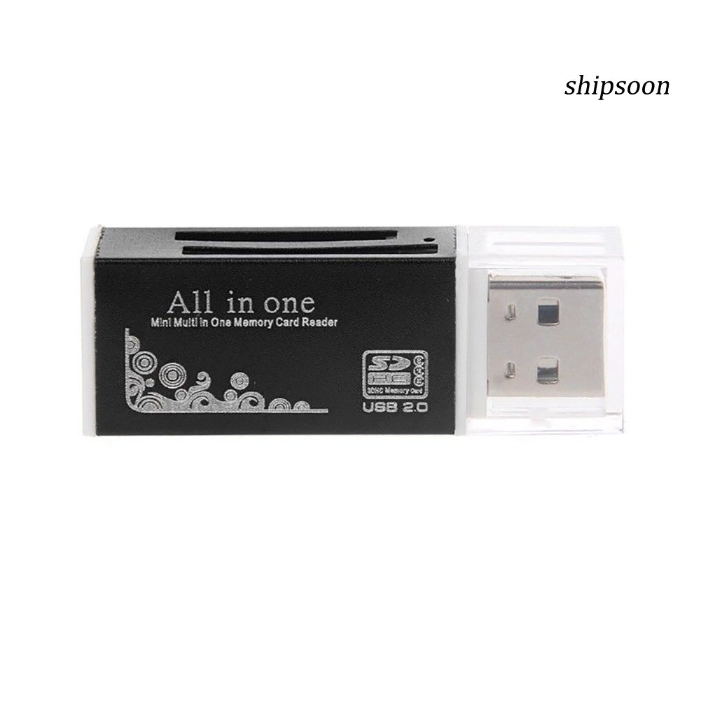 Đầu Đọc Thẻ Nhớ Usb 2.0 Cho Sd / Sdhc Mmc Tf Ms M2 | BigBuy360 - bigbuy360.vn