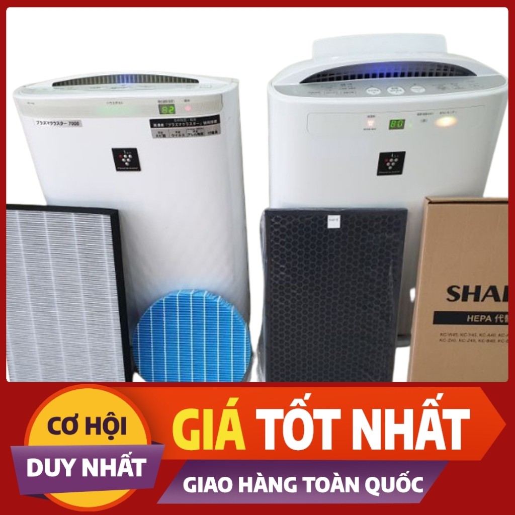 Màng lọc không khí Sharp màng lọc Hepa, màng than, màng nước : SHARP KC-W65 Y65 Z65 Z70 650y3 ....KC-C100