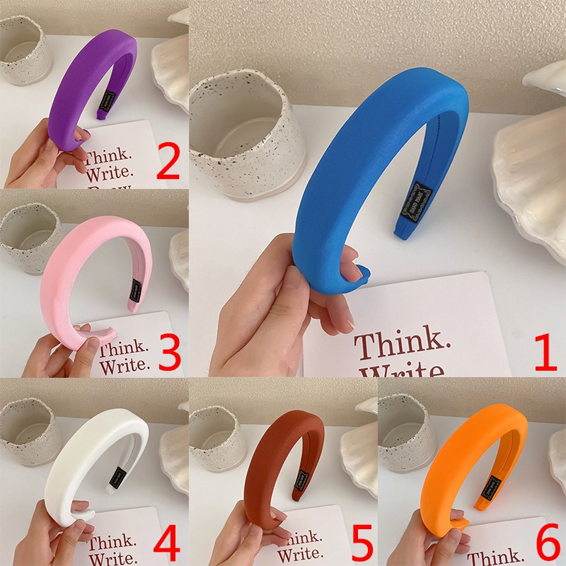 Cài tóc xốp màu sắc đơn giản phong cách Hàn Quốc thời trang cho nữ