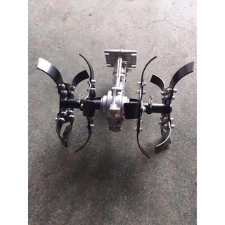 Bộ xới đất lên luống lắp máy cắt cỏ, xạc cỏ