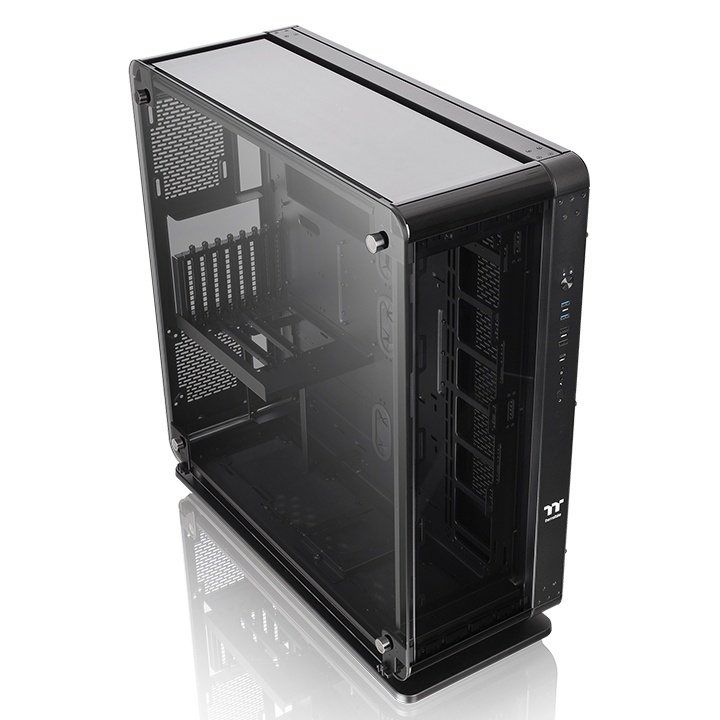 Vỏ Case Thermaltake Core P8 TG Black - Hàng chính hãng