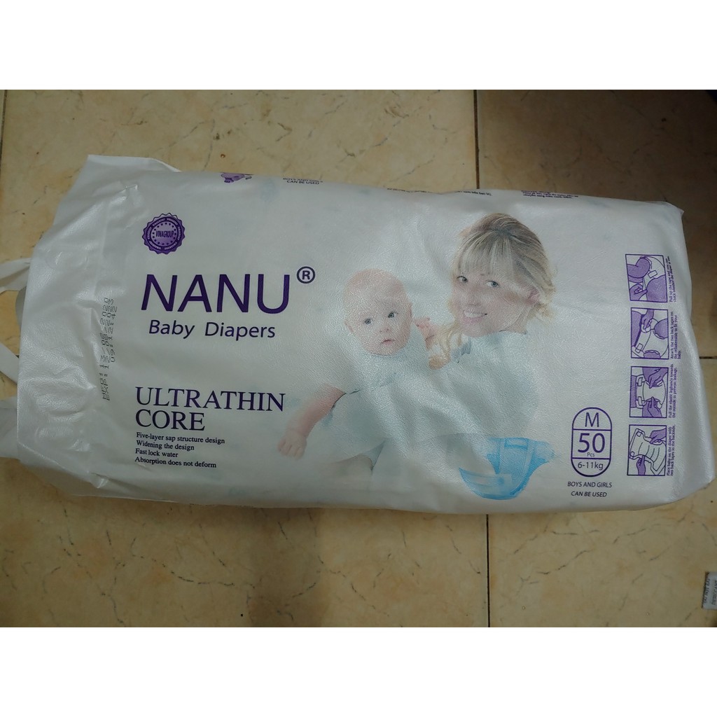 BỈM DÁN NANU S/M 50 MIẾNG