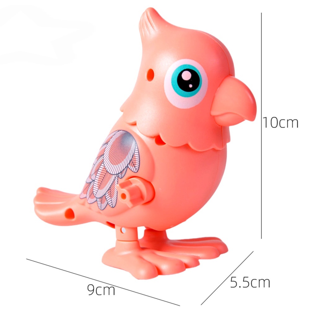 Đồ Chơi Dùng Dây Cót Hình Chú Vẹt Siêu Cute Cho Bé