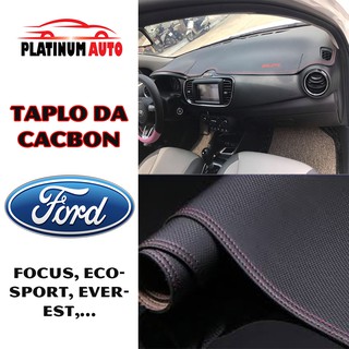 Thảm taplo da cacbon ô tô Ford