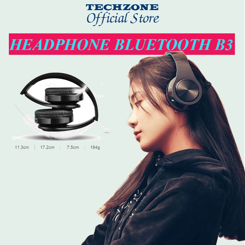Tai Nghe Không Dây Bluetooth Cao Cấp, Headphone Âm Thanh Trung Thực, Mic To Rõ Chống Ốn Bảo Hành 1 Năm