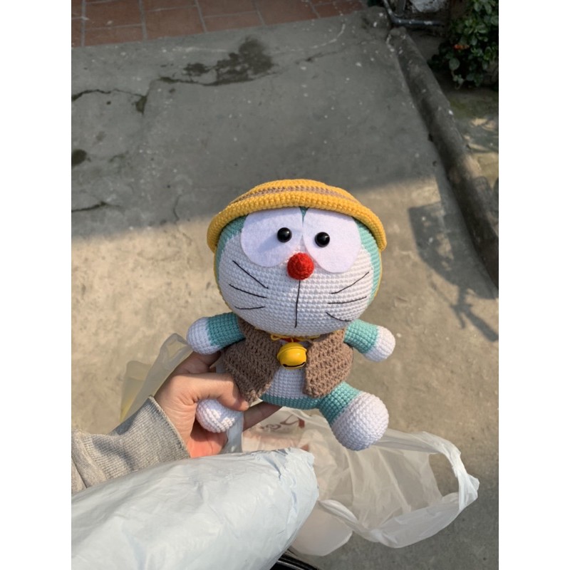 Thú bông bằng len - Doraemon