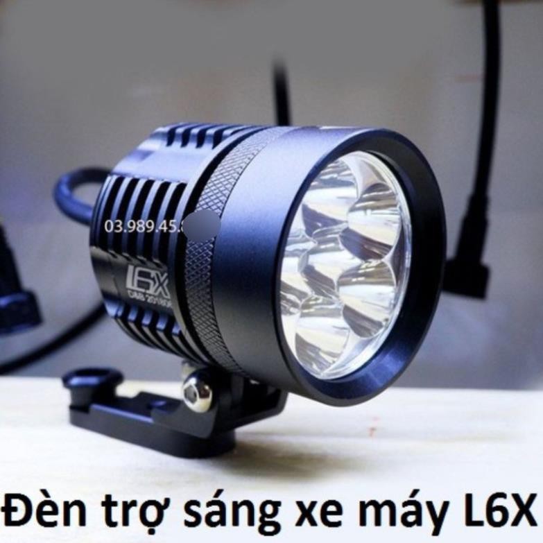 Đèn trợ sáng xe máy L6X xịn chiếu được xa