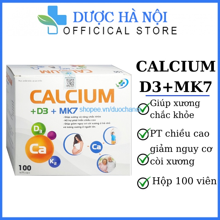 Viên uống giảm đau xương khớp calcium d3 mk7