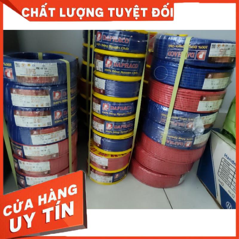 combo 10m dây điện daphaco đôi 2x0,5 và 2x1.0 dây 2x1,5